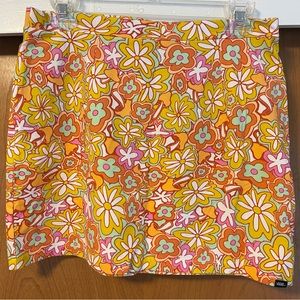 NWT Vans Floral Skirt